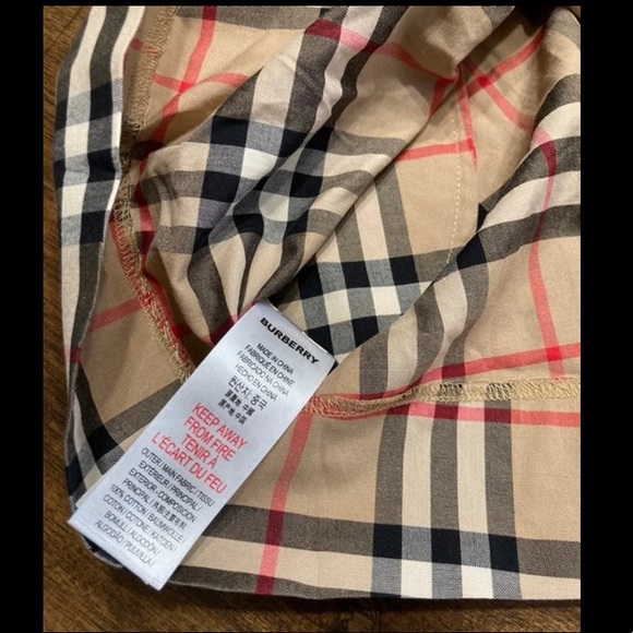 NWT Burberry 3T Joyce Smocked Vintage Check Dress - Picture 12 of 15